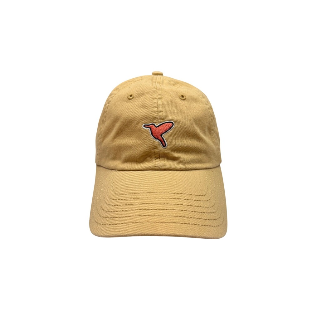 Birddogs Dad Hat Mens Mustard Yellow‎ Free The Bird Embroidered Cotton OSFA
